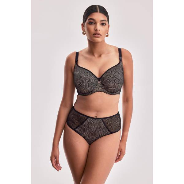 STANIK DO KARMIENIA MAMA DOTS CZARNY