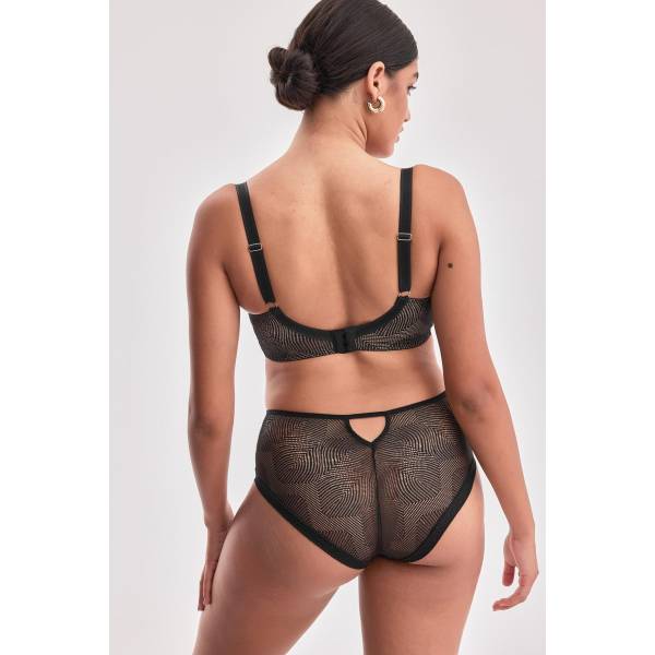 STANIK DO KARMIENIA MAMA DOTS CZARNY